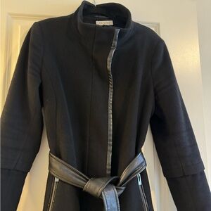 Via Spiga Black Women's Coat Size L